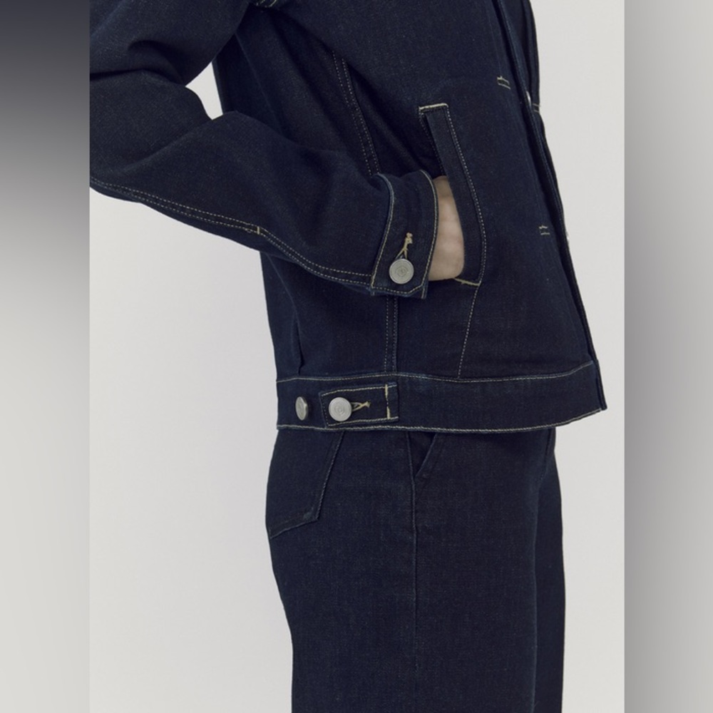 NATIVE YOUTH blue denim like jacket p28-08